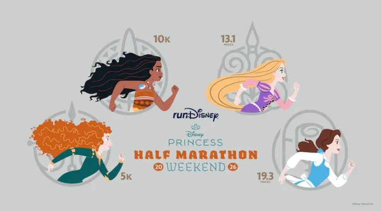 Disney Princess Half Marathon 2026: Conheça os Temas, Histórias e Onde Encontrar Cada Princesa